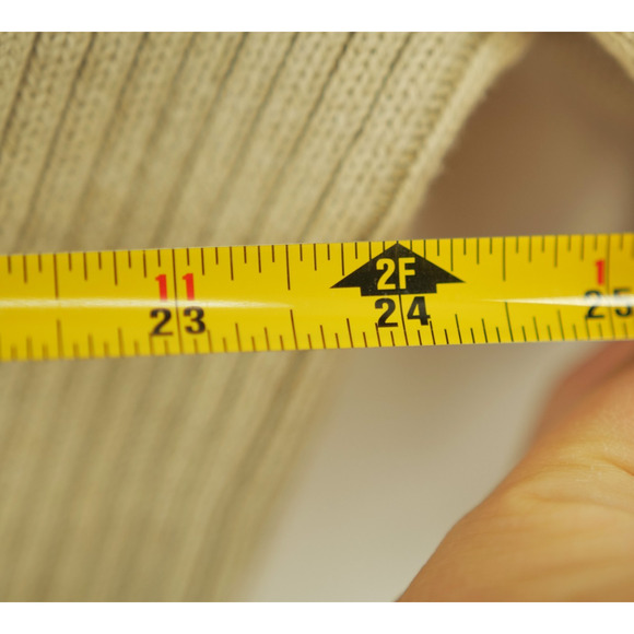 Eddie Bauer Sweater Mens TL Large Beige Knit Crewneck 90s - Picture 5 of 7